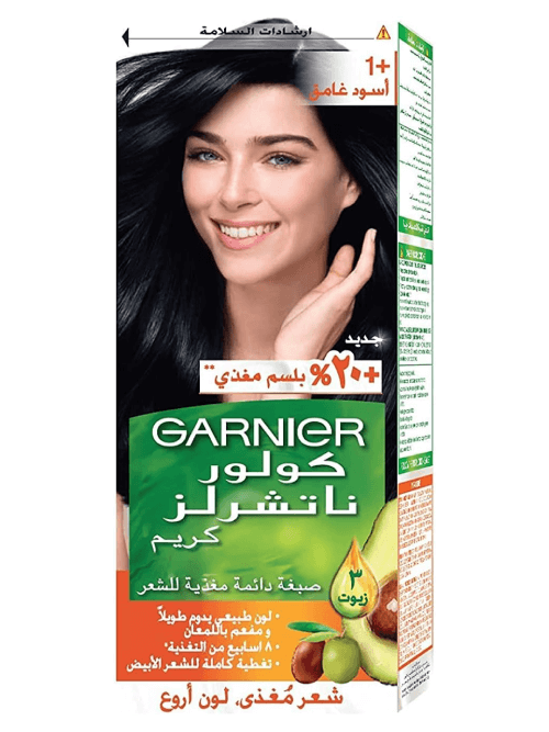 صبغة غارنيه +1 اسود غامق