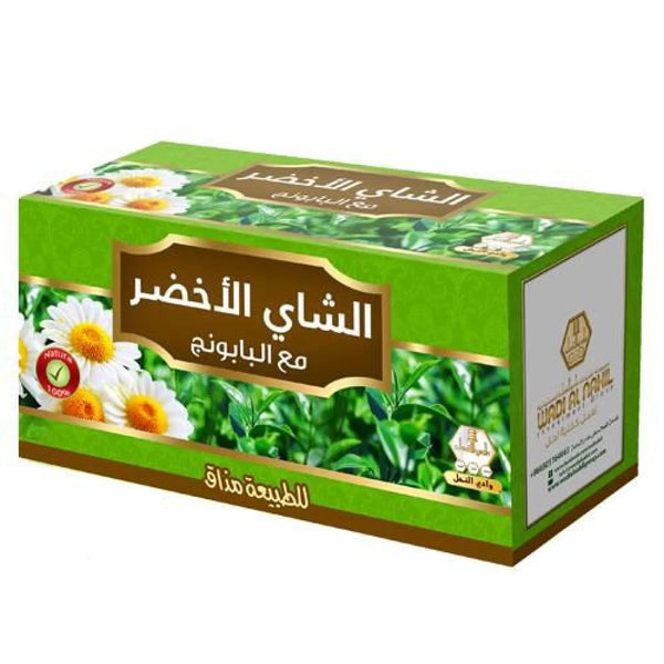 شاي أخضر مع البابونج ( وادي النحل ) 30 كيس