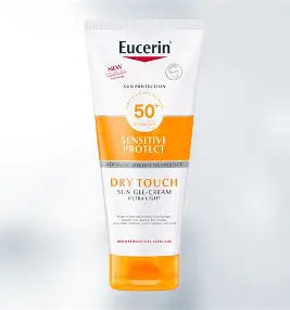 يوسيرين جل كريم دراي تاتش للجسم بعامل حماية من الشمس +SPF50 شفاف 200مل